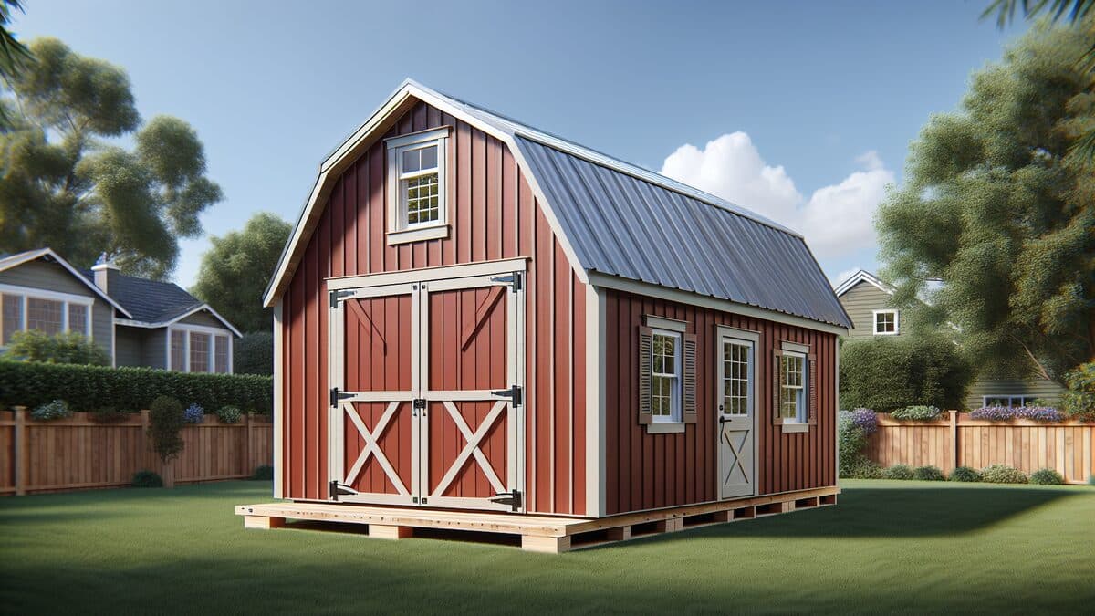 Large Workshop Shed 10×16